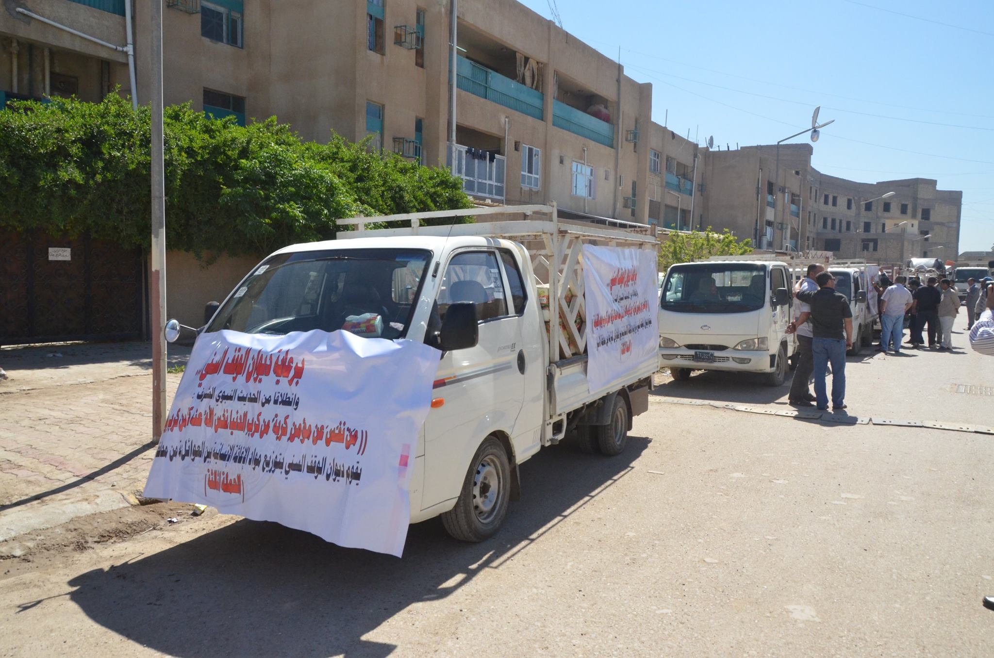 ديوان الوقف السني ينظم حملة كبرى لإغاثة العوائل النازحة من محافظة الانبار3