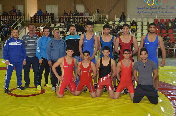 فريق المصارعة في نادي الديوان يحصد المراكز الأولى في بطولة أندية العراق1
