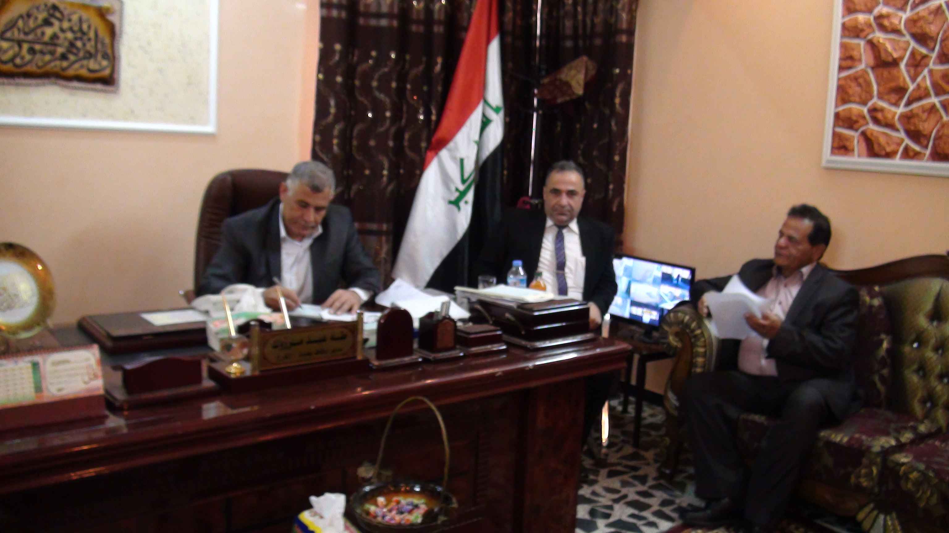 اوقاف بغداد الكرخ تعقد اجتماعاً لمسؤولي الشعب2