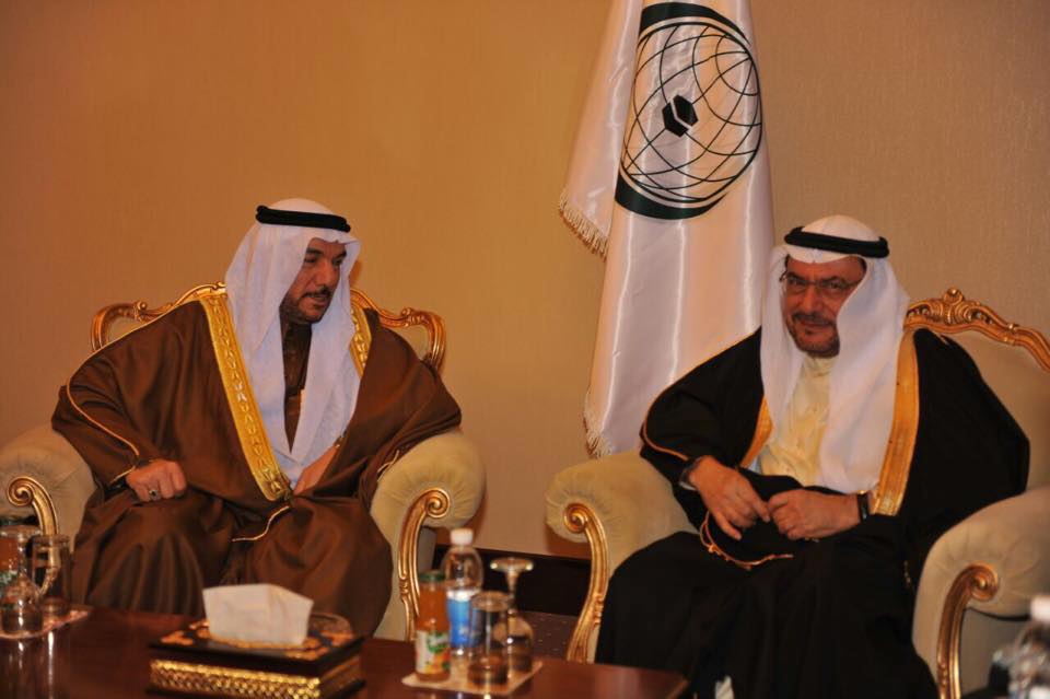 رئيس الديوان يلتقي الامين العام لمنظمة التعاون الاسلامي (2)