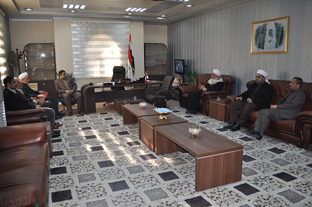 مدير أوقاف كركوك يستقبل وفد من اتحاد علماء الدين الكردستاني (1)