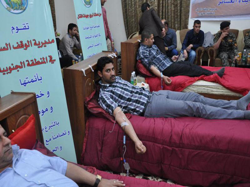 أوقاف المنطقة الجنوبية تنظم حملة للتتبرع بالدم لمساندة القوات الأمنية (4)