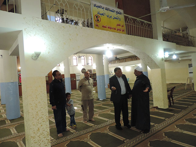 مدير أوقاف بغداد الكرخ يزور جامع الروضة المحمدية في منطقة المأمون ببغداد (3)