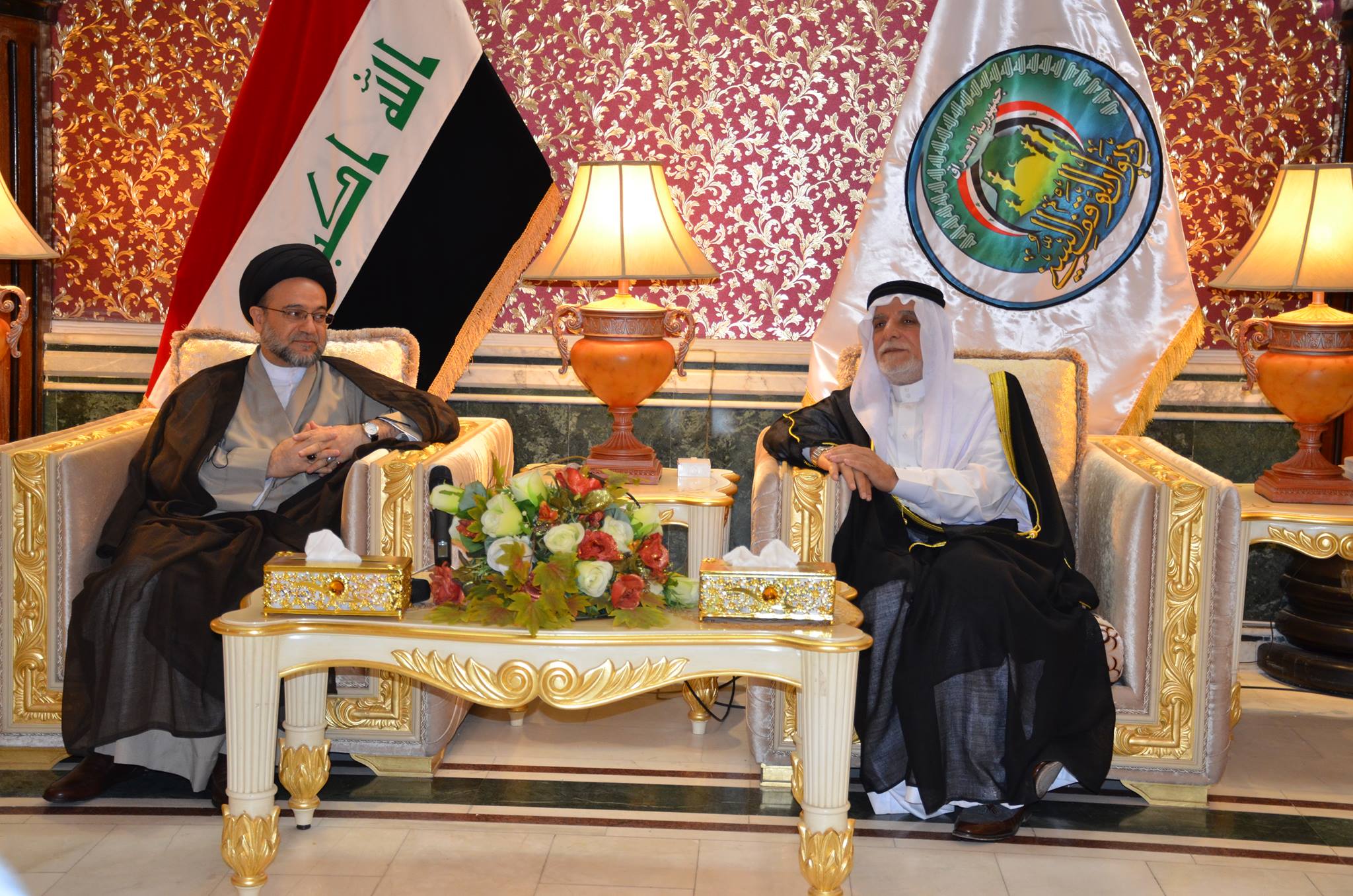 الدكتور الهميم يستقبل رئيس الوقف الشيعي سماحة السيد علاء الموسوي (1)
