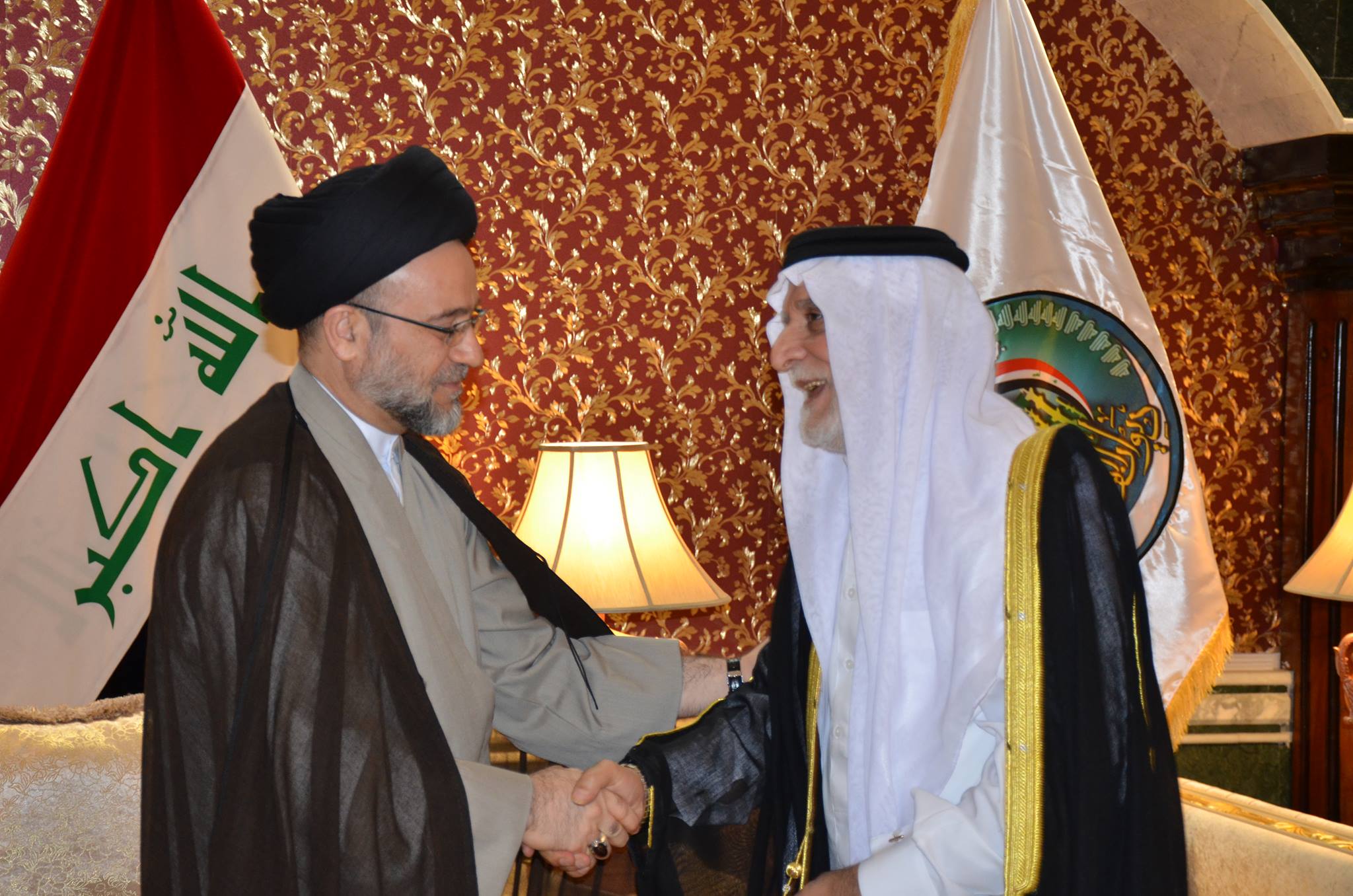 الدكتور الهميم يستقبل رئيس الوقف الشيعي سماحة السيد علاء الموسوي (2)