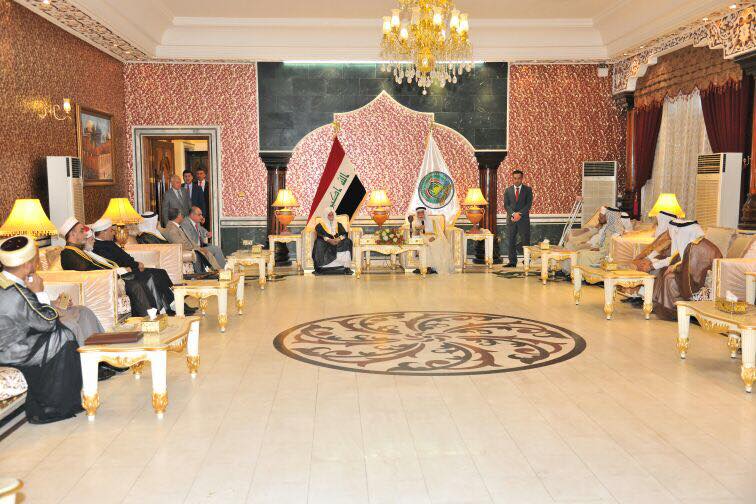 رئيس ديوان الوقف السني يلتقي وفد من أئمة وخطباء بغداد والمحافظات (1)