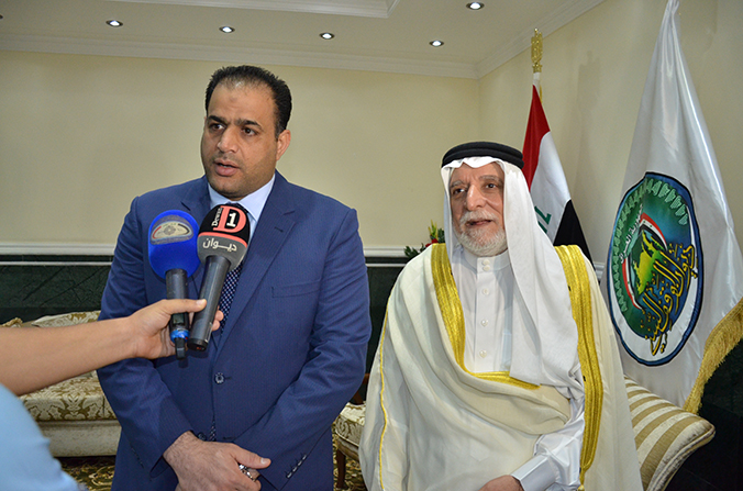 رئيس ديوان الوقف السني  يستقبل محافظ بغداد (2)