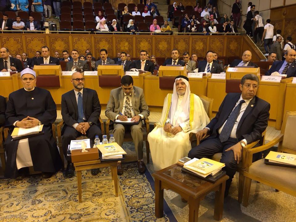 الدكتور الهميم يشارك في مؤتمر الوعي ومساعدة ضحايا الارهاب في الوطن العربي المقام في مصر (2)