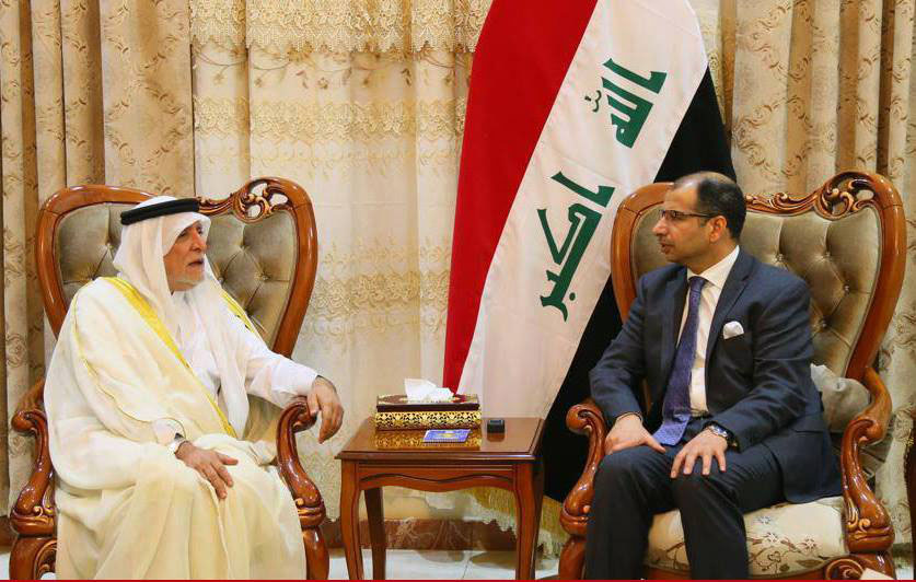الدكتور الهميم يلتقي رئيس البرلمان الدكتور سليم الجبوري
