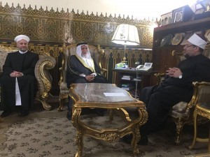 Dr.AL Hemyem discussed with the minister of Egyptian of endowment affairs Dr. muhammedMukhtarJum