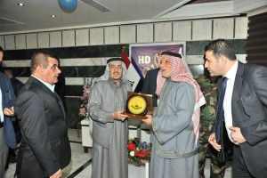 The president of Iraqi Sunni Endowment Dr.Abdul latif Al Hemyem congrats Diwan stallite tv chanel on the occasion over 4 years