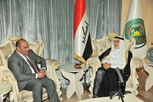 The president of Iraqi Sunni Endowment receives Jordan ambassador to Iraq Mr.Ashraf Amen