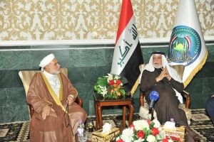 The president of the Iraqi Sunni Endowment Dr. Abdul latif Al Hemyem discuss