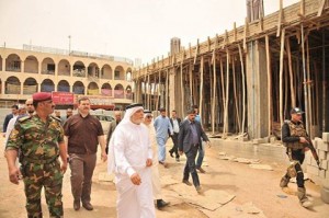 The President of Iraqi Sunni Endowment Dr.Abdul latif Al Hemyem visits Al Ramadi Al Kabeer mosque (masjed)