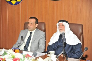 Dr.Abdul latif Al Heymem visit the Imam's Adam college in Baghdad and preside the college council .